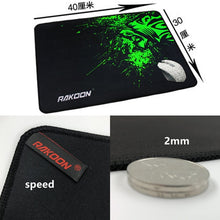 Load image into Gallery viewer, Green Print Large Gaming Mouse Pad Anti-slip Natural Rubber Mouse Mat Keyboard Pad Desk Mat For Laptop Computer Gamer Mousepad